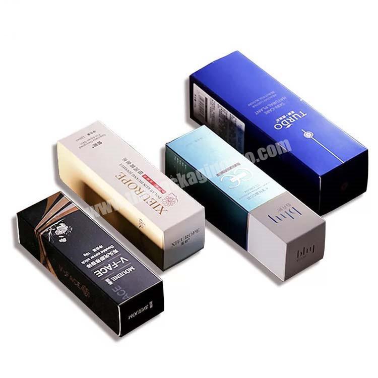 Custom logo luxury cardboard paper corrugated cosmetic lipgloss packaging boxes lipstick box