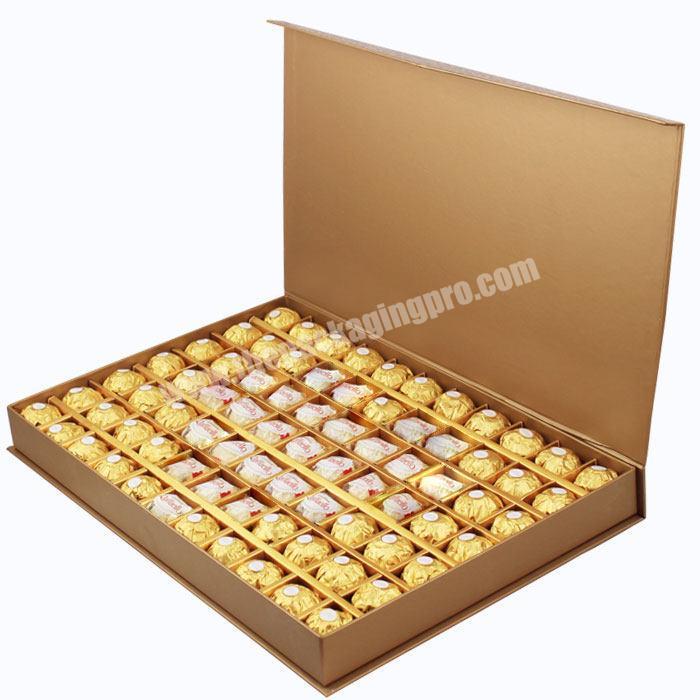 Custom logo luxury chocolate praline truffle packaging box chocolate package