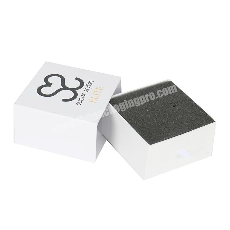 Custom logo luxury eco friendly paper jewelry gift box