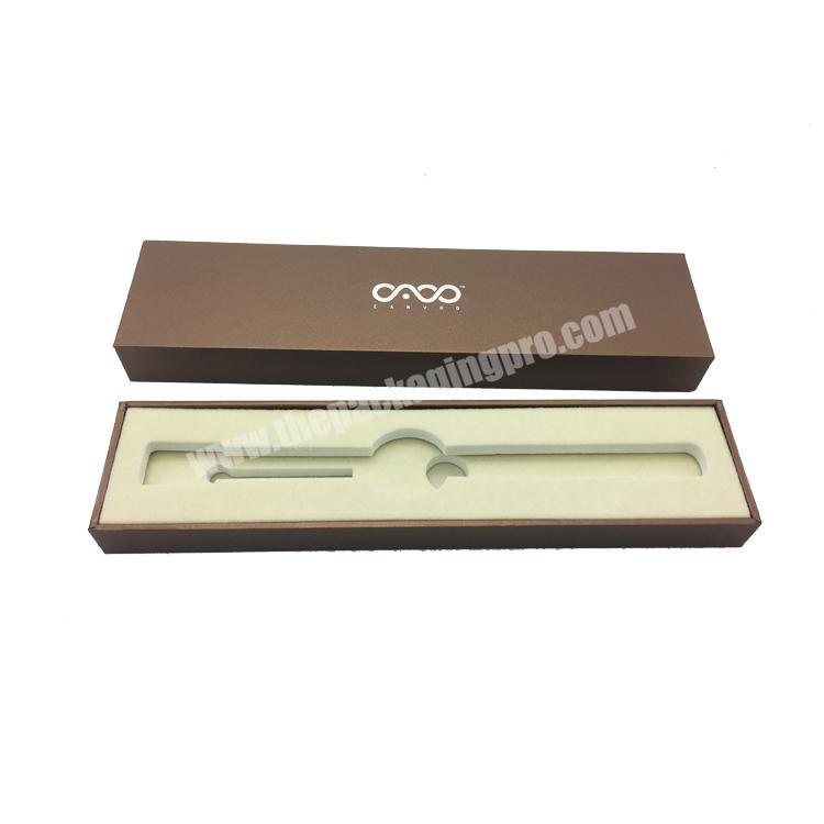 Custom Logo Luxury Gift Box Paper Pen Box with Sponge Insert