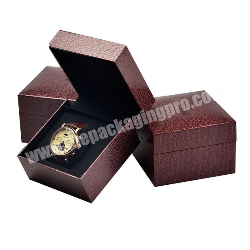 Custom Logo luxury packing storage cardboard gift packaging rigid paper watch box