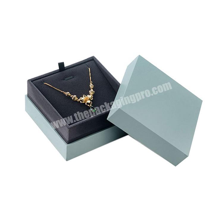 Custom logo luxury paper cardboard jewelry box paper packaging