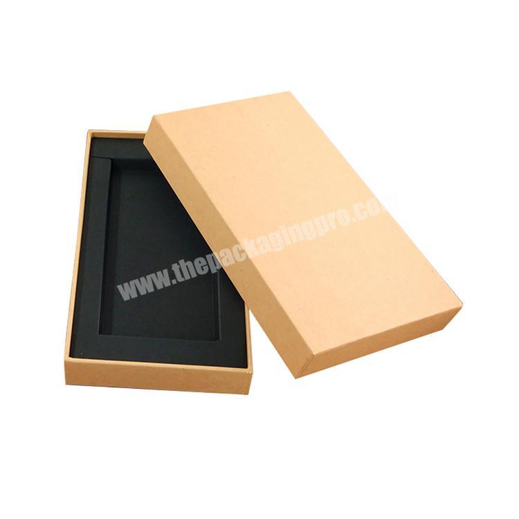 Custom Logo luxury phone case cell phone mobile phone packaging box for iphone with tray