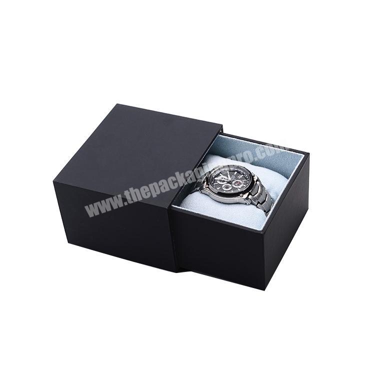 Custom logo luxury sliding drawer cardboard smart watch packaging box