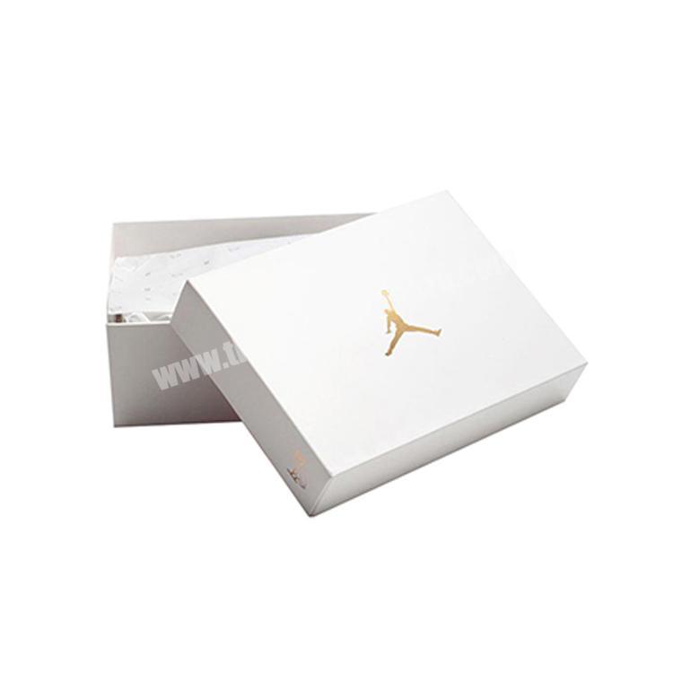 Custom logo luxury white paper cardboard packaging boxes for clothes