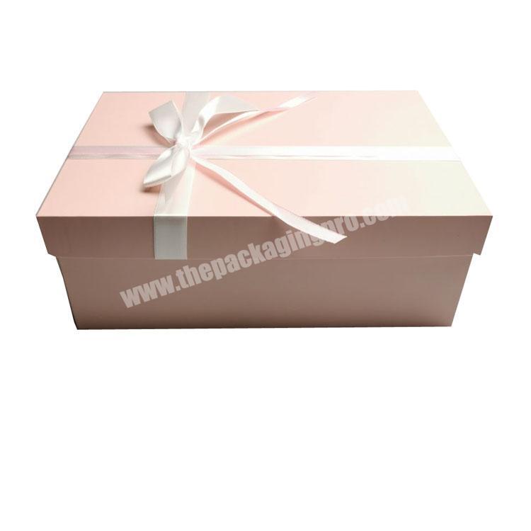 Custom logo magnetic craft handmade folding packaging flower gift cardboard box