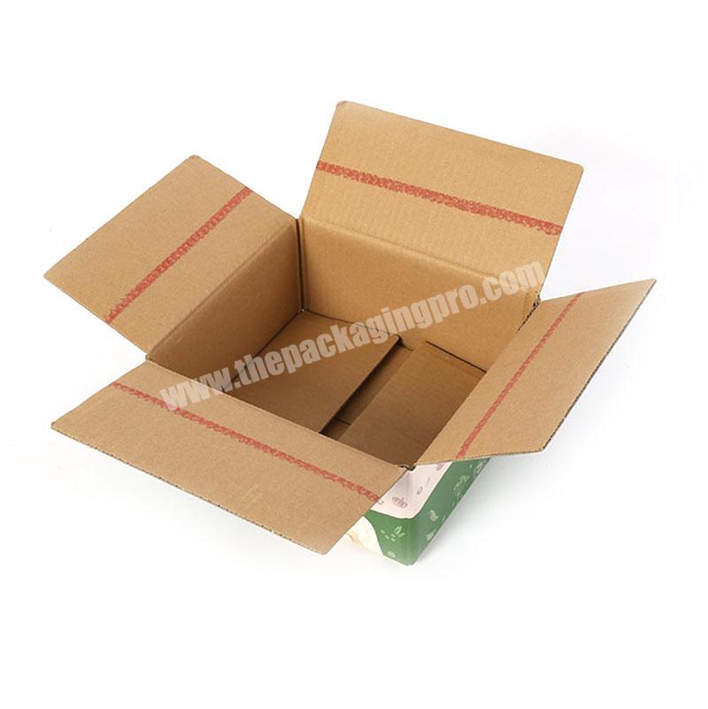Custom Logo Mailing Packaging Shipping Recycle 5 Layer Brown Cardboard Moving Corrugated Box