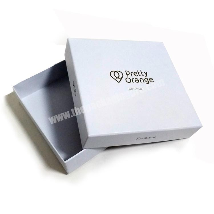 Custom Logo packaging paper box for Shoes clothing garment packing paper box