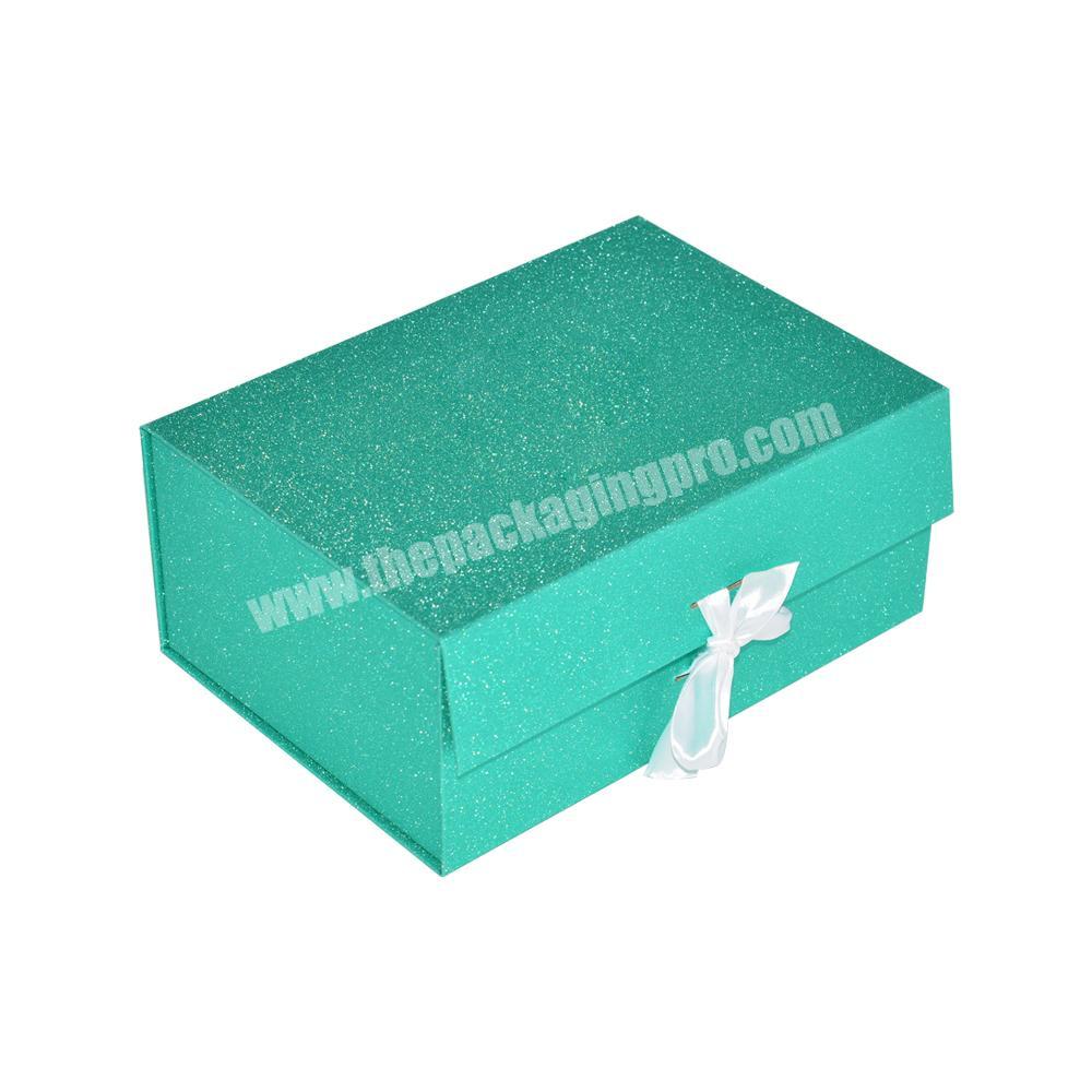Custom Logo Packing Box Premium Luxury Cardboard Paper Gift Wig Hair Extension Ribbon Packaging Box