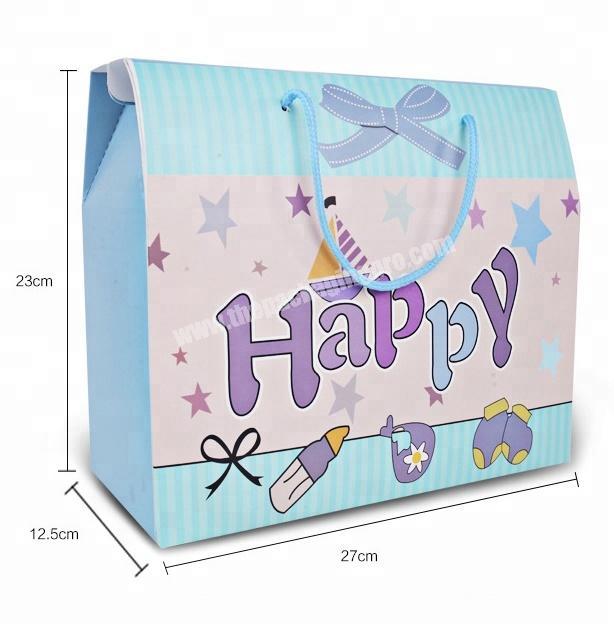 Custom Logo Paper Box Paper Packaging Gift Box With Handle
