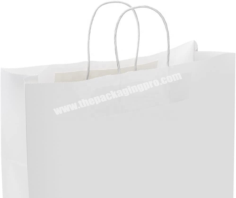 Custom logo paper gift bags with handles OEM