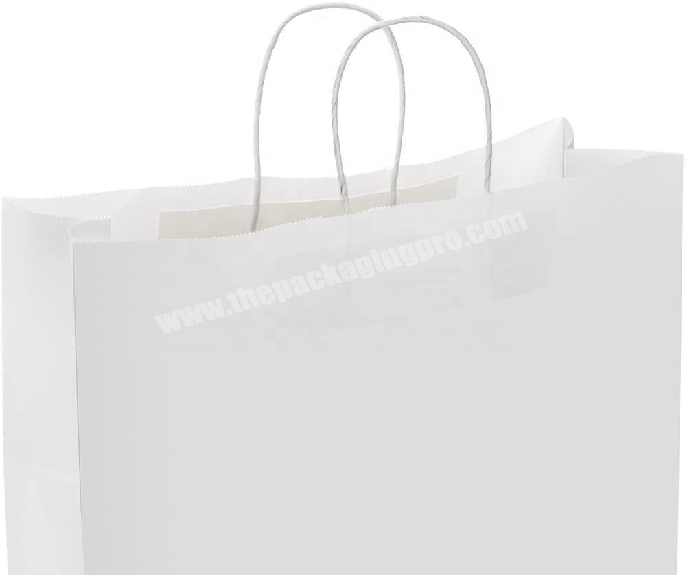 Custom logo paper gift bags with handles OEM