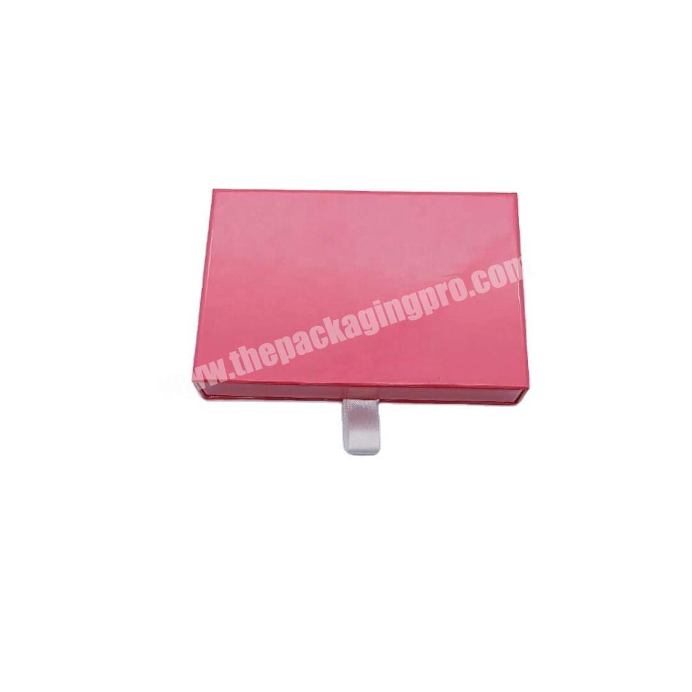 custom logo paper gift pull out high quality sliding storage factory box