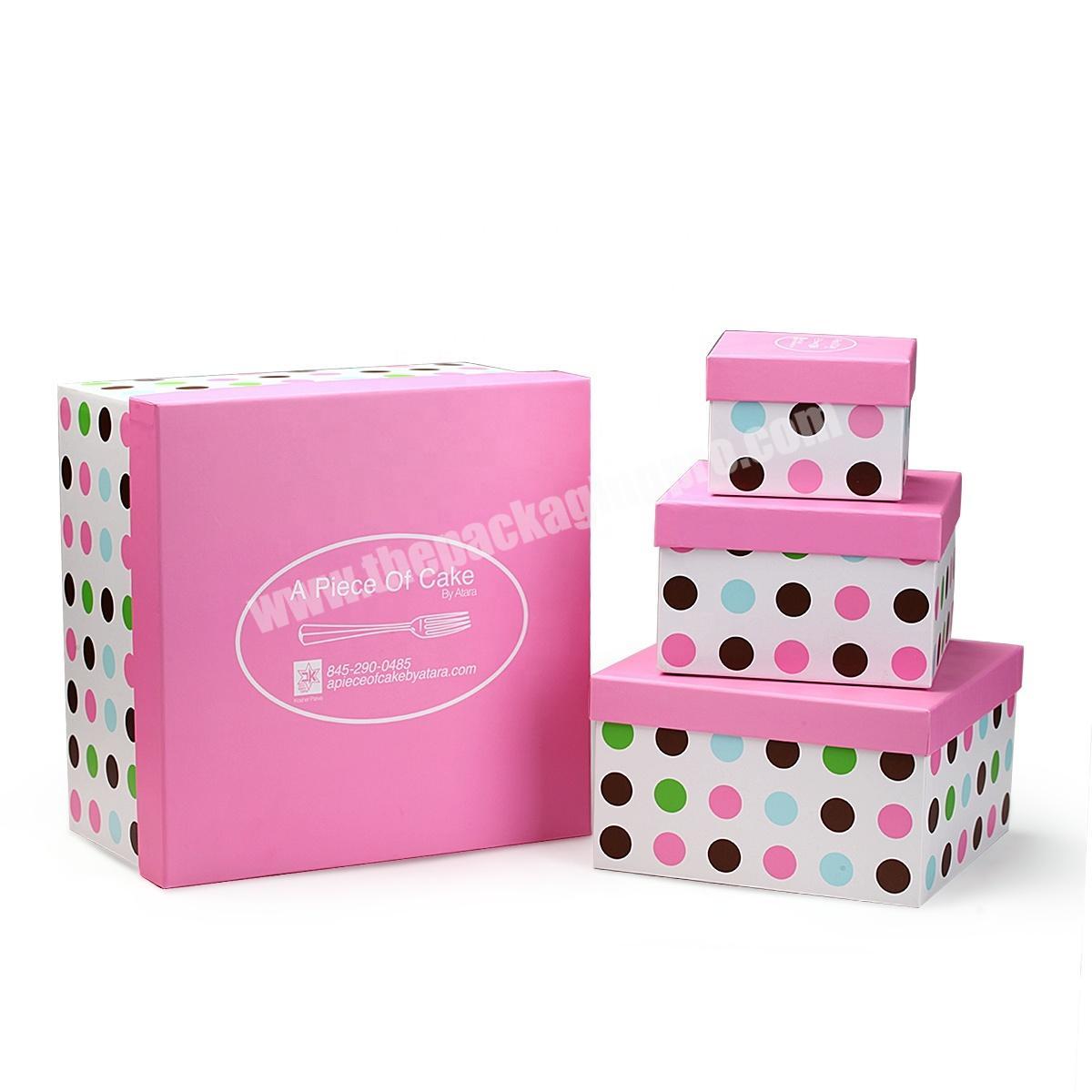 Custom logo print gift box packaging cardboard paper box for gift packing