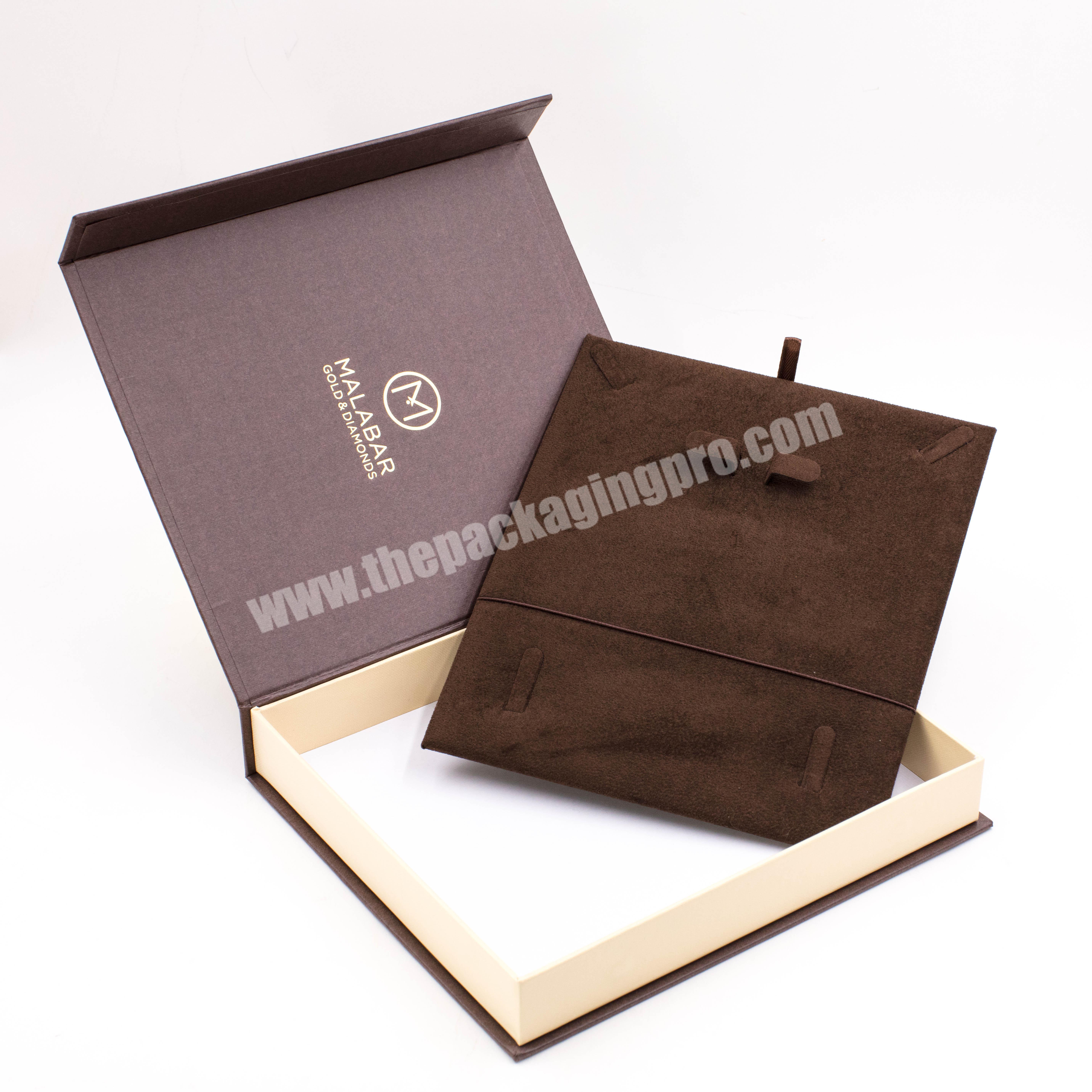 Custom Logo Printed Cardboard High Quality Luxury Jewelry Box
