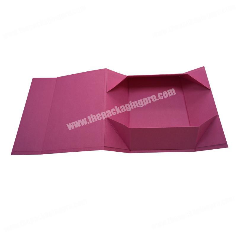 Custom Logo Printed Cardboard Paper Single Color Clothing Magnetic Packaging Boxes