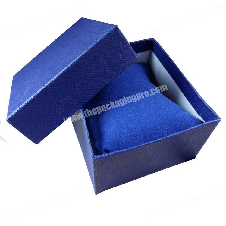 Custom LOGO Printed Durable Paper Cardboard Presentation Gift Box Case Watch Box with Pillow