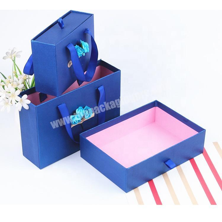 Custom logo printed Fashion Paper Cardboard Sliding Out Men Wallet Leather Belt Gift Packaging Box