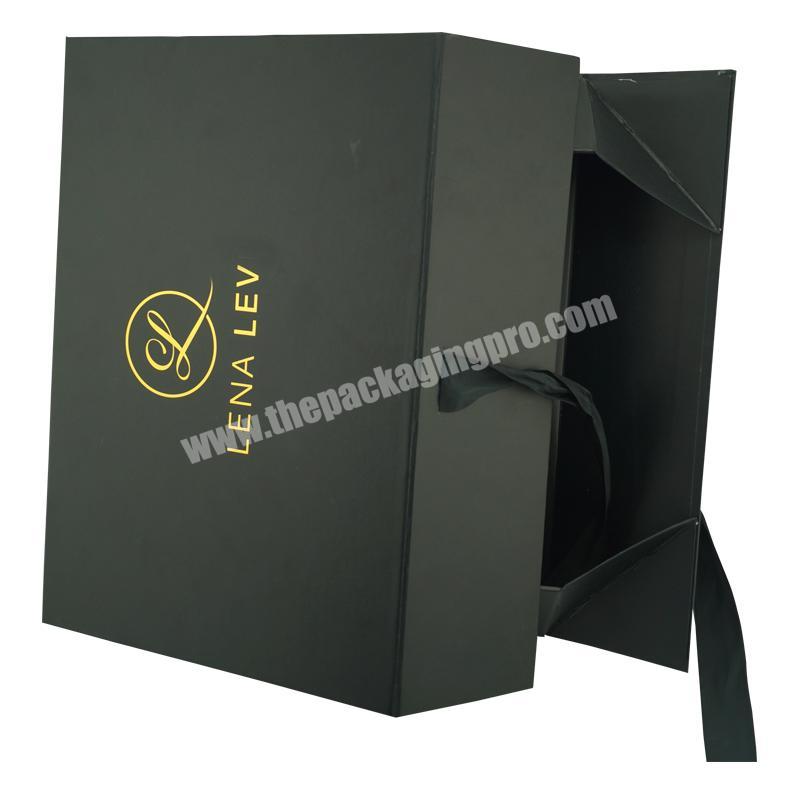 Custom Logo Printed Folding Gift Boxes Hat Packaging Rigid Paper Boxes Empty Paper Gift Box