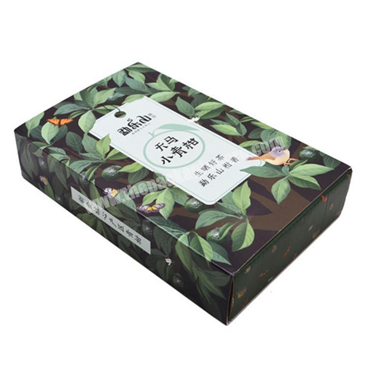 Custom Logo Printed Luxury Drawer Shaped Box Cardboard Gift Box For Black Tea Or Chocolate