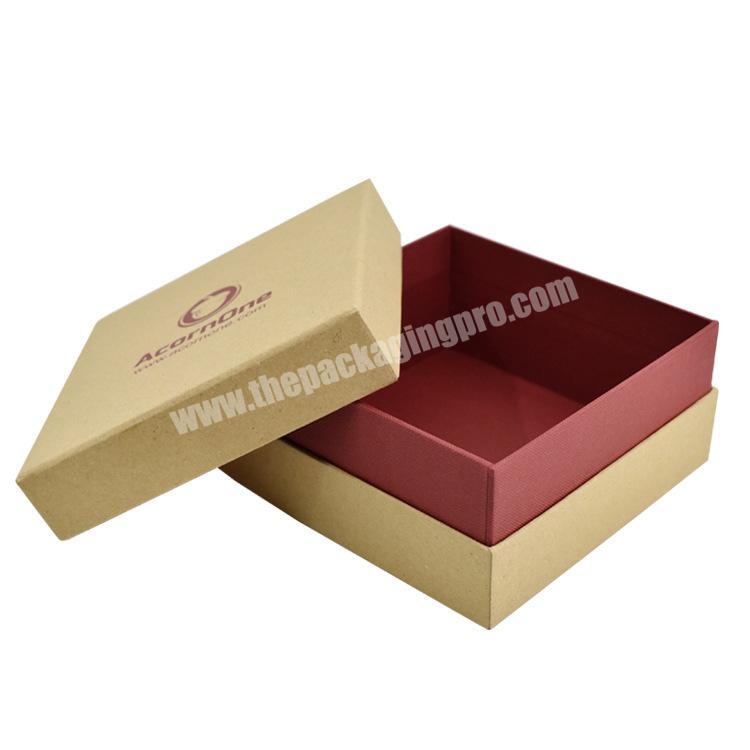 Custom Logo Printed Luxury Packaging Paper Box Kraft Gift Box