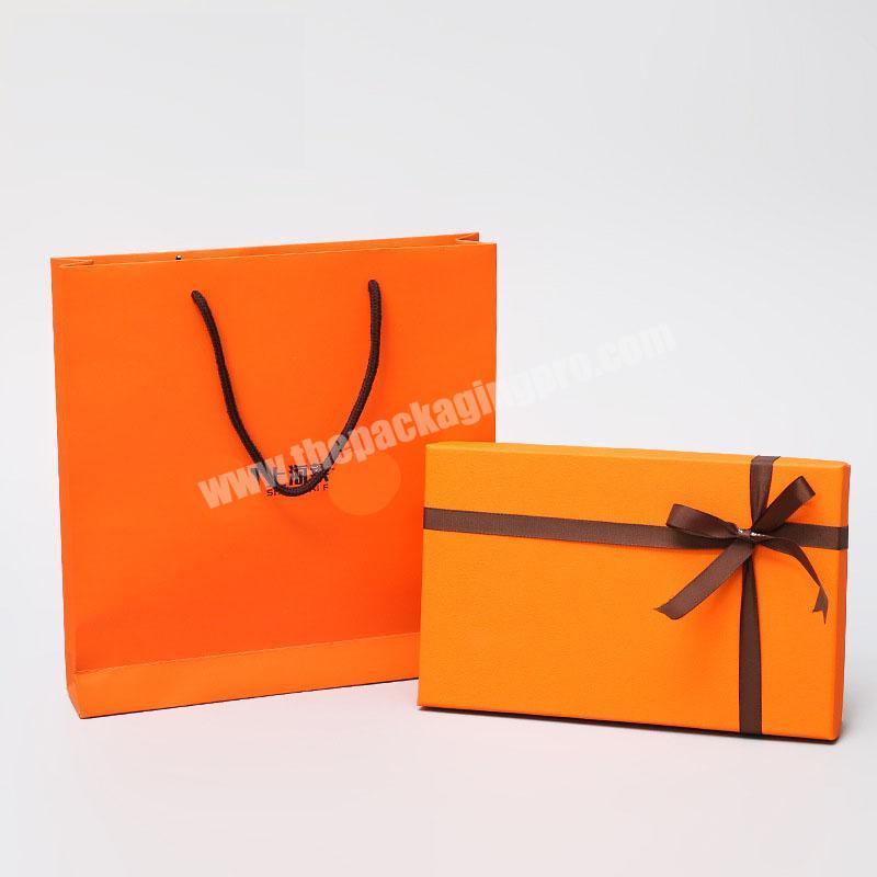 Custom Logo Printed Paper Bag And Packaging Box for Shoes