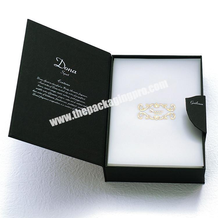 Custom logo printed perfume fragrance packaging cardboard display gift box with magnetic close