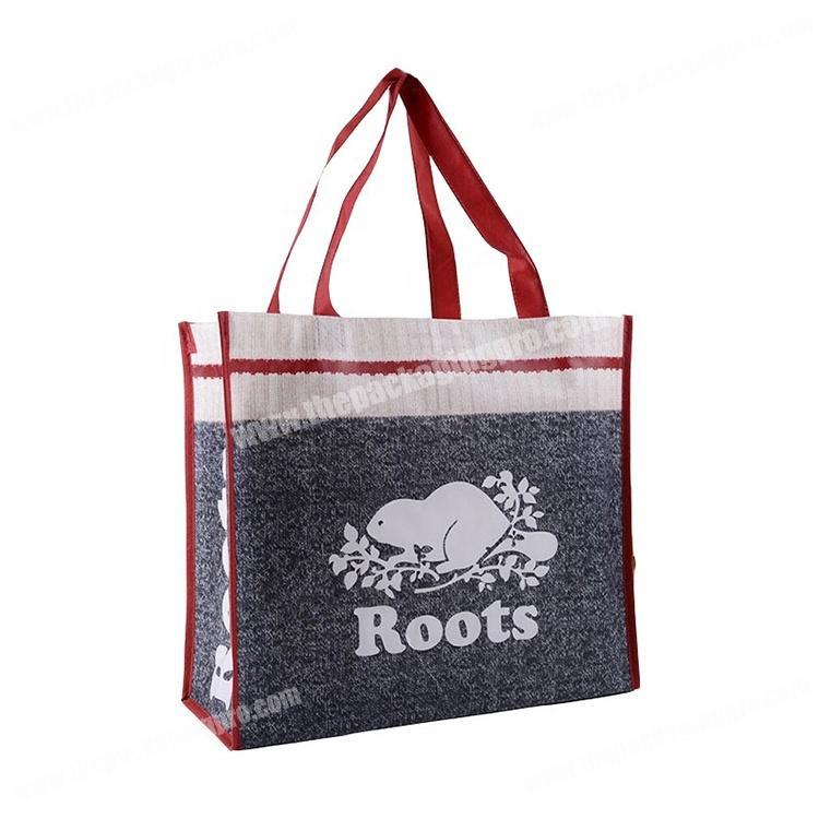 Custom logo printed promotion shopping non woven cloth bag