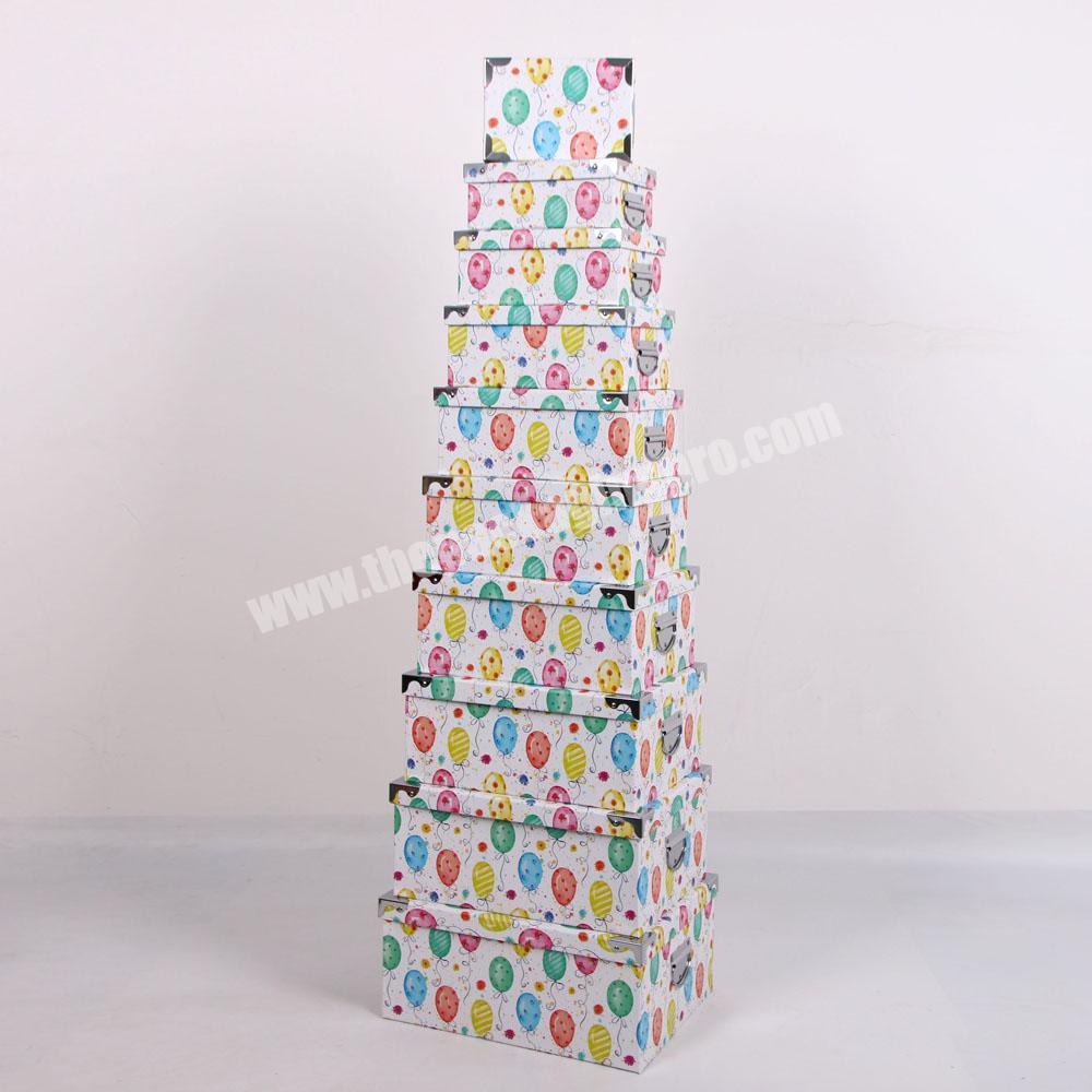 Custom Logo Printed Rectangle Gift Packing Boxes Made In China