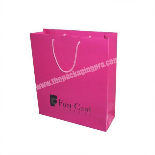 Custom Logo Printed Shopping Paper Bag