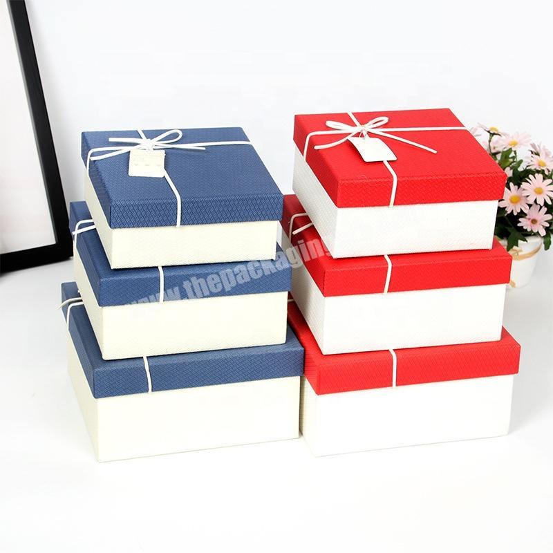 Custom Logo Printed Square Rigid Lid And Bottom Cardboard Boxes For Cosmetics Gifts Package