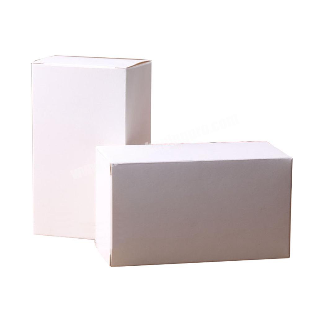 Custom Logo Printed White Advertising Folding Paper Cardboard USB Product Box Packaging Cosmetics Box