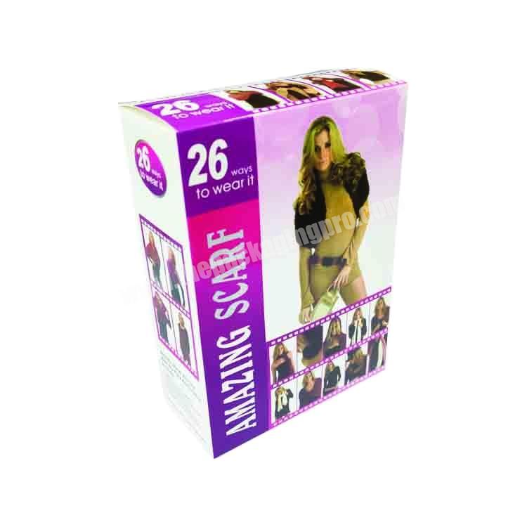 Custom logo Printing bundle hair packaging paper box, disposable paper box packaging
