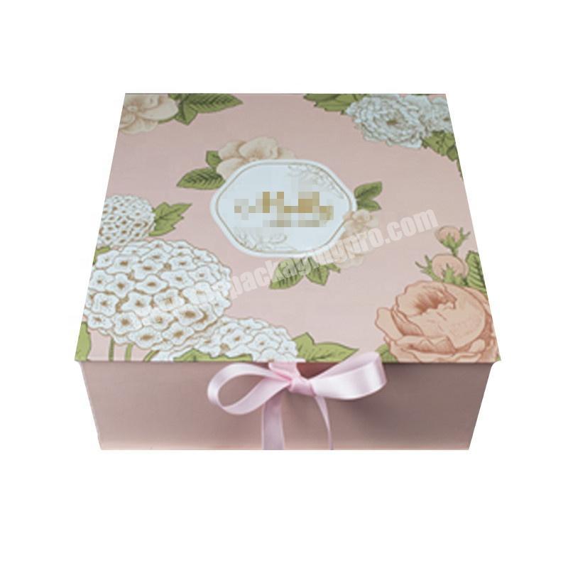 Custom logo printing gift cardboard packaging clamshell paper blister boxes