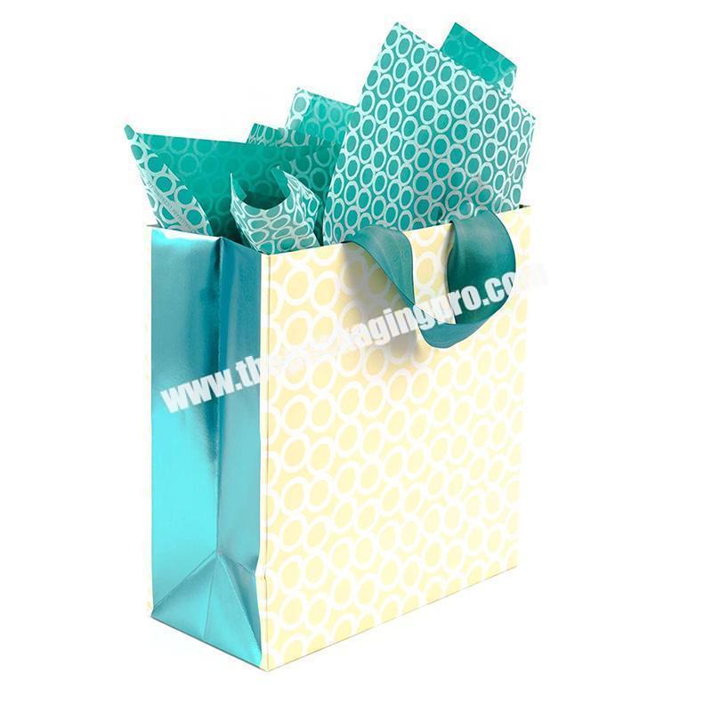 Custom Logo Printing Glossy Laminated Luxury Gift Shopping Paper Bags