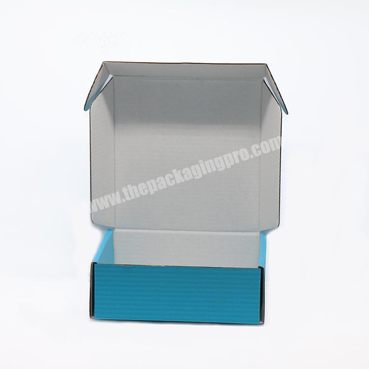 Custom Logo Printing Packaging Box Plain Tuck Top Auto Bottom Corregated Box