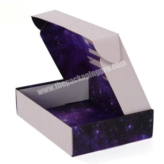 custom logo printing paper corrugated carton mailer specification packing box