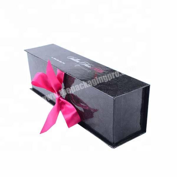 Custom Logo Printing Product Hair Box With Ribbon Packaging