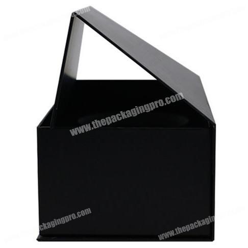 Custom Logo Production Hat Holder Magneic Cloth Cardboard  Luxury Gift Packaging Folding Box