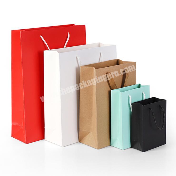 custom logo shopping bag cardboard bags good price jewelry box bag