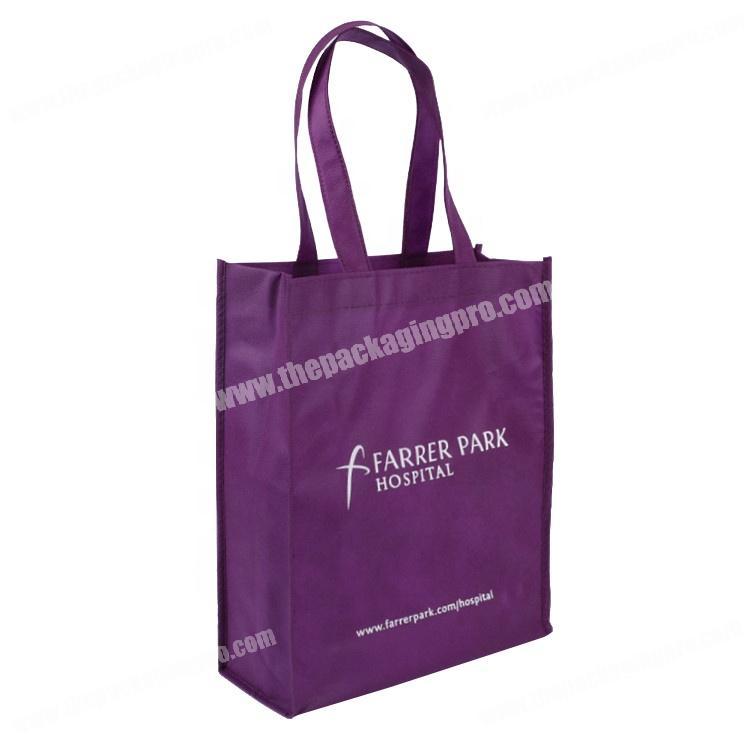 Custom logo shopping bag non woven tote bag for promotional