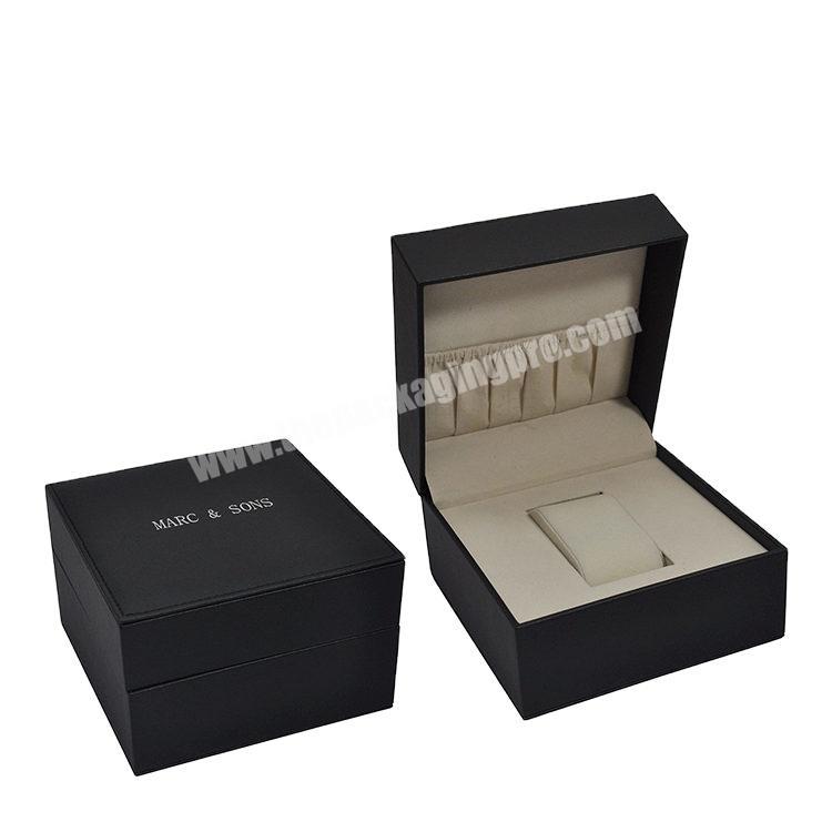 Custom LOGO Single Watch Box Leather Display Box Packing Gift Box for Jewelry