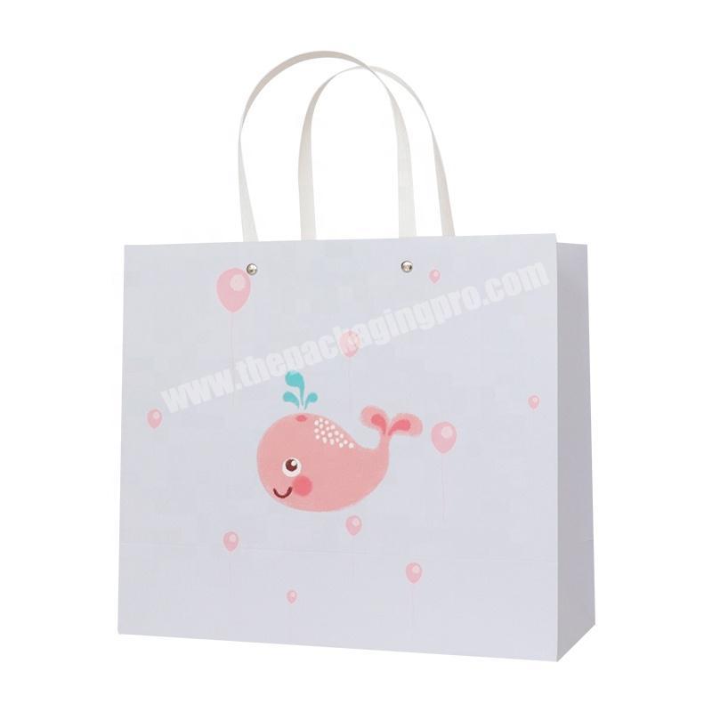 Custom Logo Size Skincare Cosmetics Makeup Shampoo Paper Bags For Toiletry Products