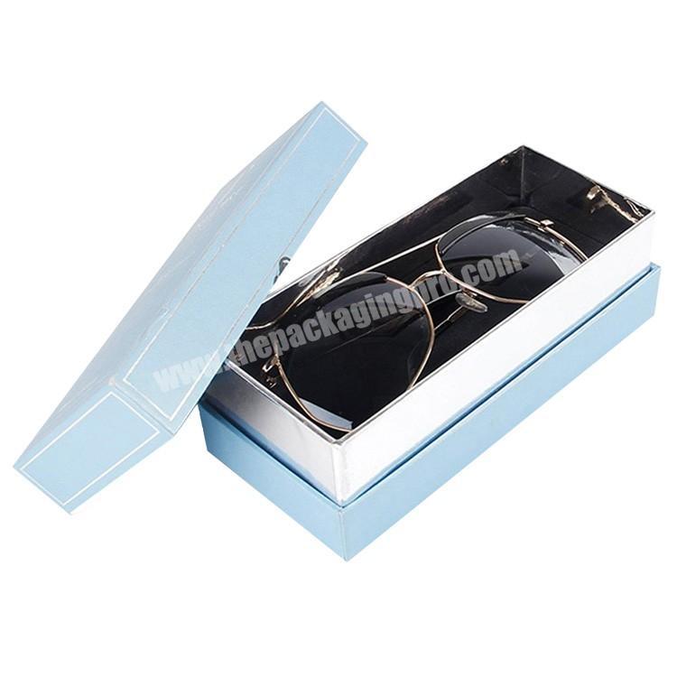 Custom Logo Sunglasses Packaging Paper Box with Lid and Bottom