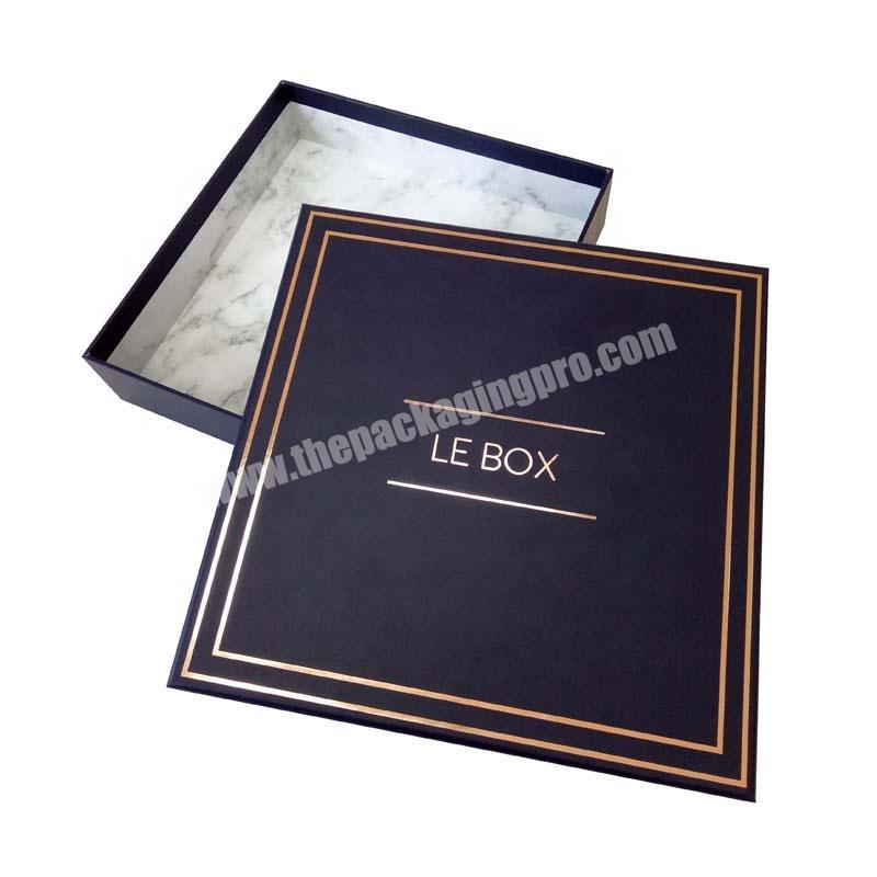 Custom logo Wholesale cardboard paper Packaging Boxes with printing Veined Marble