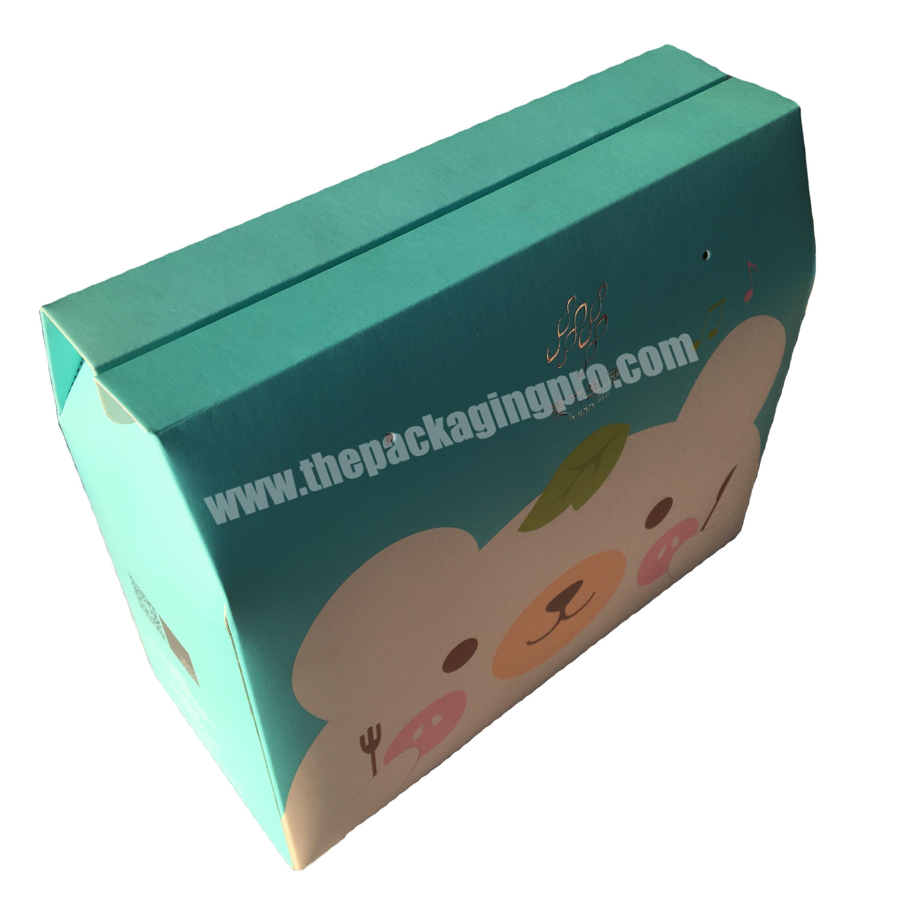 Custom logo wholesale ivory paper cake box