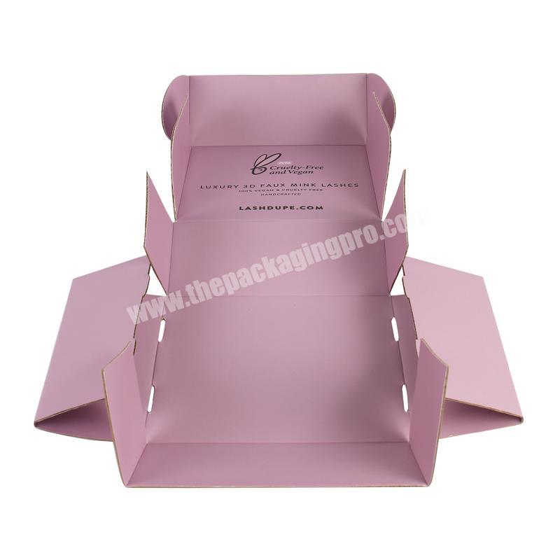 Custom Logo Wholesale Mailing Box Folding Paper Corrugated Printed Shipping Apparel Packaging