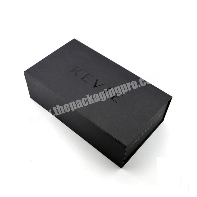 Custom Luxury Black Gift Paper Box Packaging