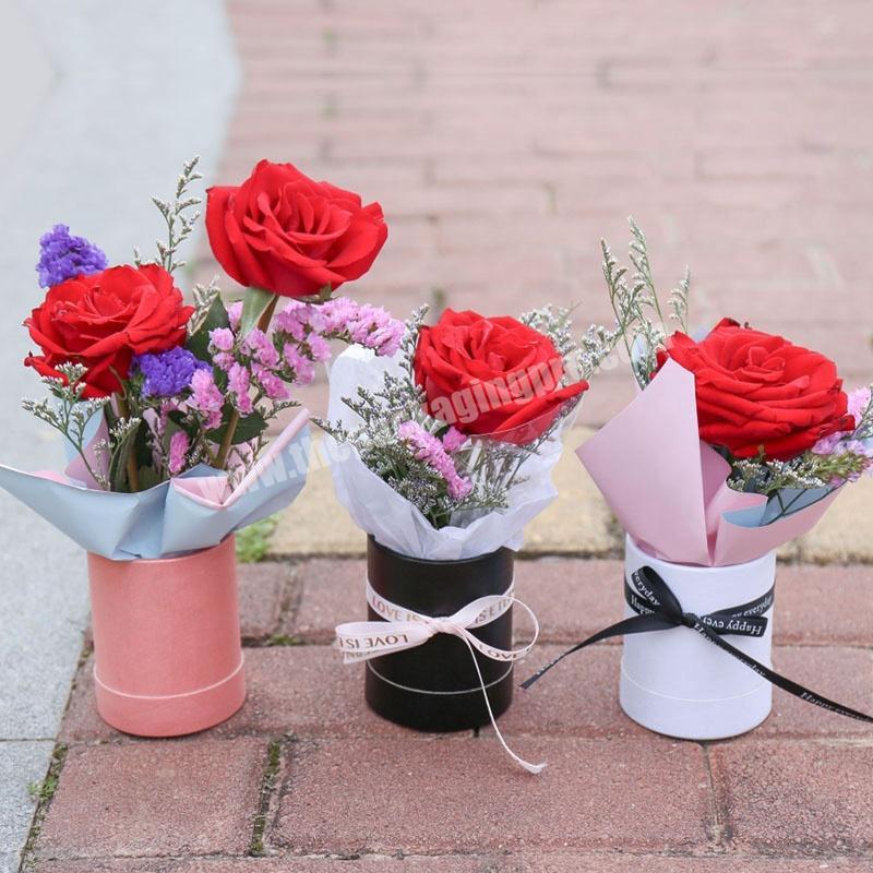 Custom Luxury Brand Wedding Gift Packaging Fresh Rose Boxes Single Flower Box