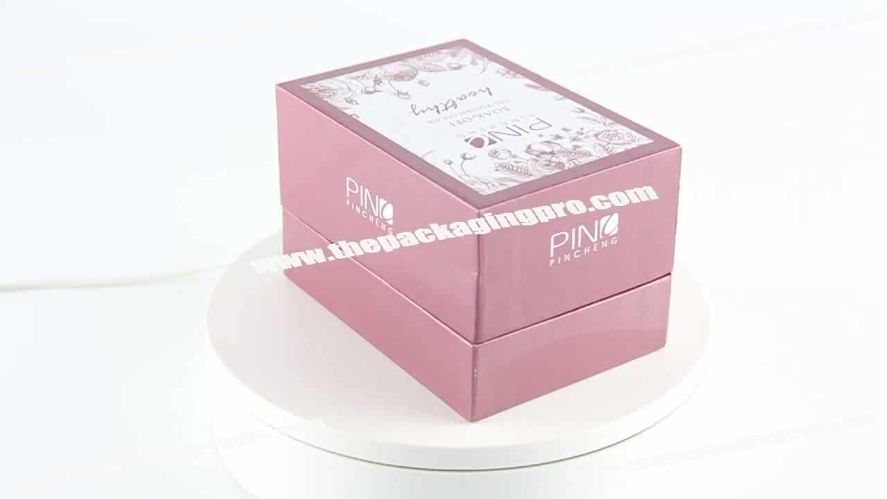 custom luxury brown small kraft gift paper box